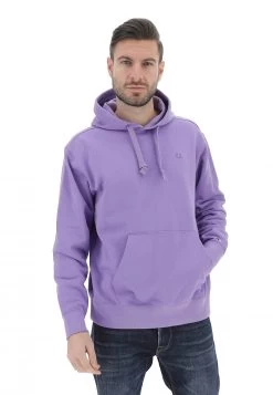 Felpa Con Cappuccio Champion E Logo Ricamato