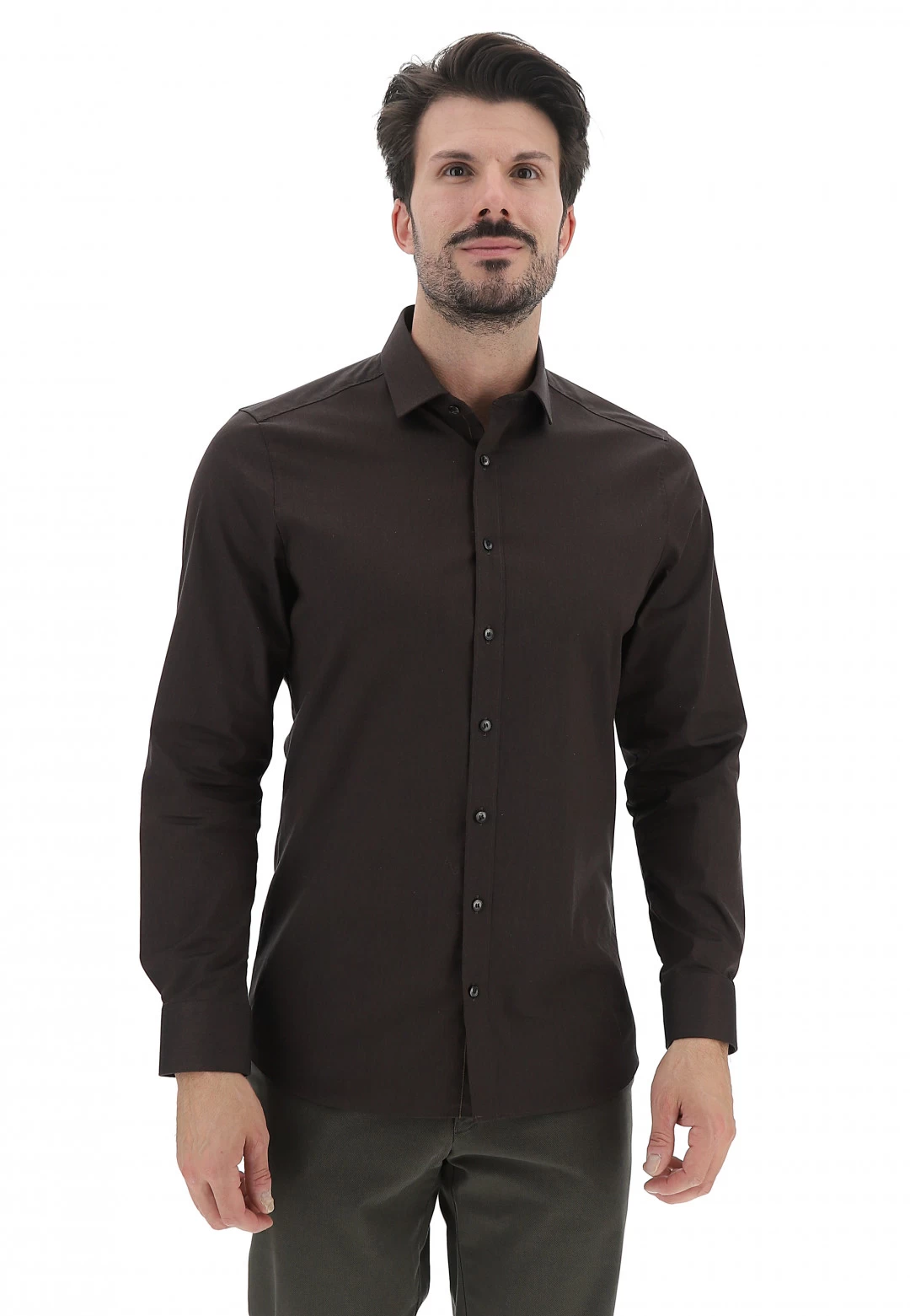 Camicia Body Fit Olymp In Cotone Uomo 3 Camicia Body Fit Olymp In Cotone Uomo