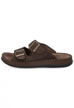 Ciabatte Walk In The City In Pelle Con Doppio Cinturino Regolabile -Negozio Da Uomo Alla Moda 906da507d4c6e4fbf3b6f0abdb17acd4