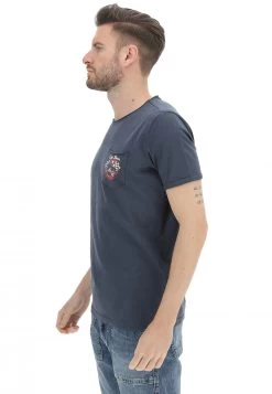 Girocollo Con Taschino Stampato In Cotone Fiammato -Negozio Da Uomo Alla Moda 92d182aa5060739c54e1ec94ddfec188