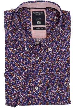 Camicia Maniche Corte Comfort Fit Ascot Sport In Microfantasia All Over 10 Camicia Maniche Corte Comfort Fit Ascot Sport In Microfantasia All Over -Negozio Da Uomo Alla Moda 92ecfd2fe0011460d3e1a199d26640f0