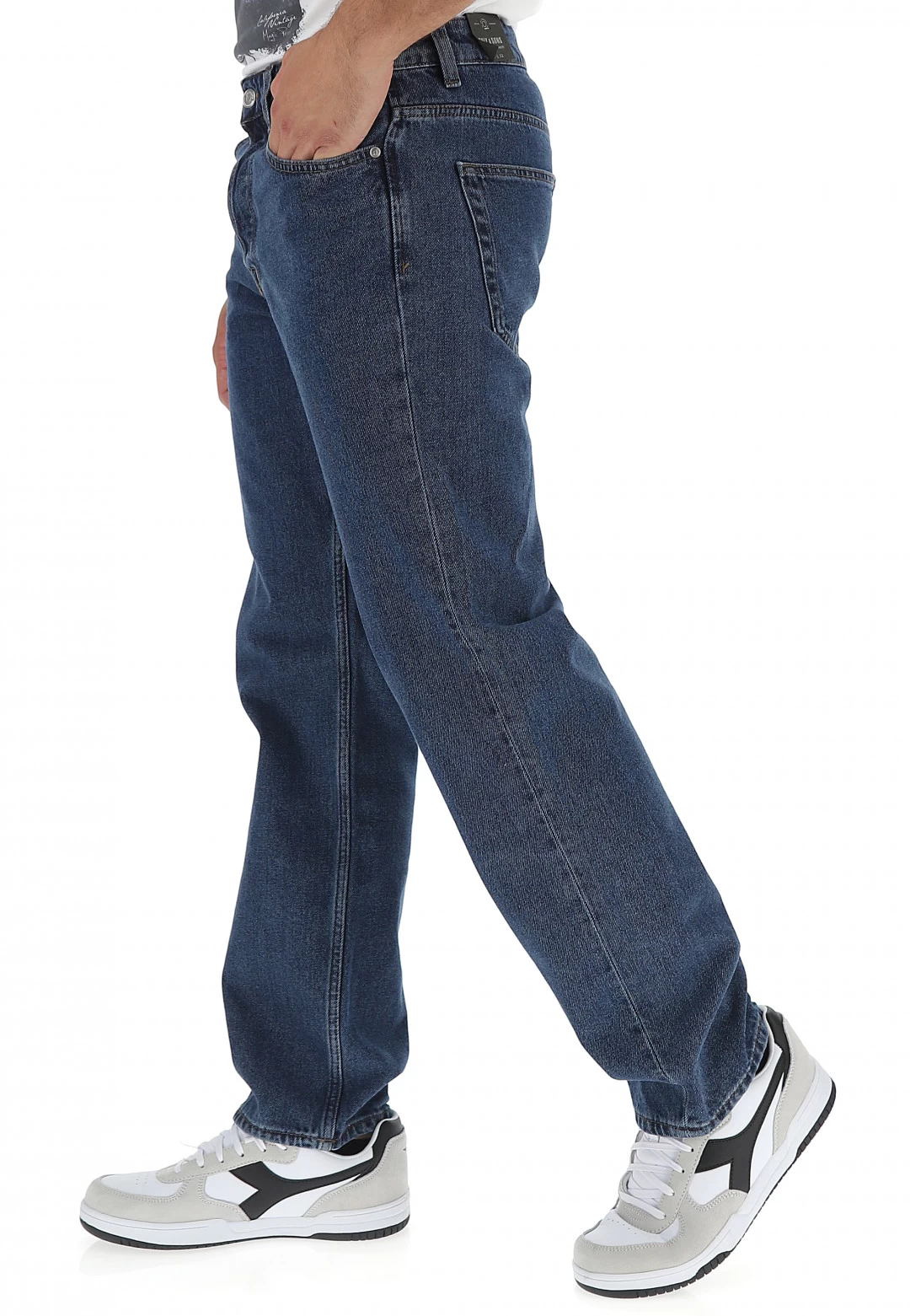 Jeans Uomo Only&sons Gamba Larga Loose Fit 4 Jeans Uomo Only&sons Gamba Larga Loose Fit - immagine 2