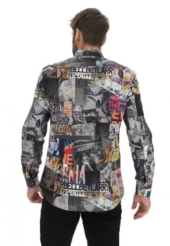 Camicia Manica Lunga Tu Per Tu In Fantasia -Negozio Da Uomo Alla Moda 98f8ba5303f5a67a6cf00a079dc51b5a