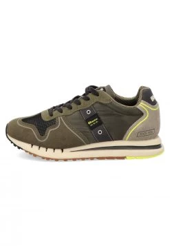 Sneakers Uomo Blauer Quartz In Pelle E Tessuto