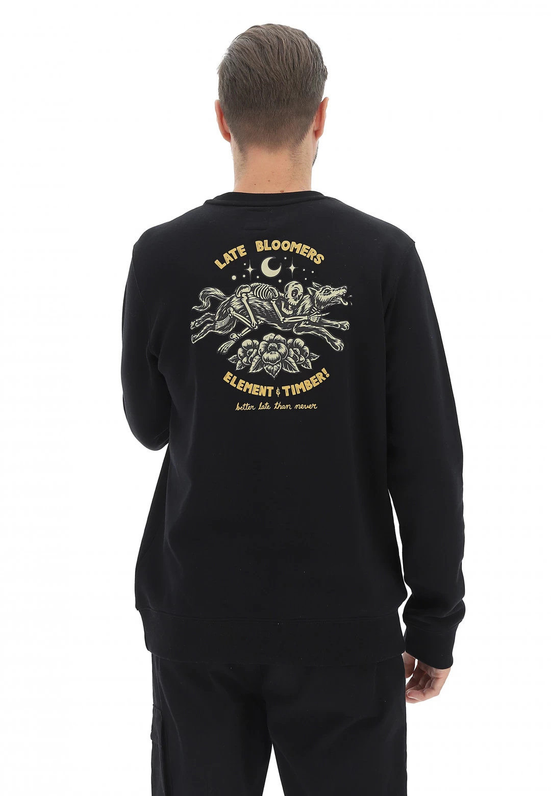 Felpa Girocollo Con Stampa Sul Retro Element Uomo 11 Felpa Girocollo Con Stampa Sul Retro Element Uomo - immagine 9