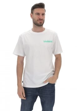 T-shirt Element In Cotone Con Maxi Stampa Sul Retro