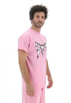 T-shirt Triplosette Uomo Con Logo A Fumetto Frontale -Negozio Da Uomo Alla Moda 9b9f7bd253037b39078e4d5f8e9d6acb