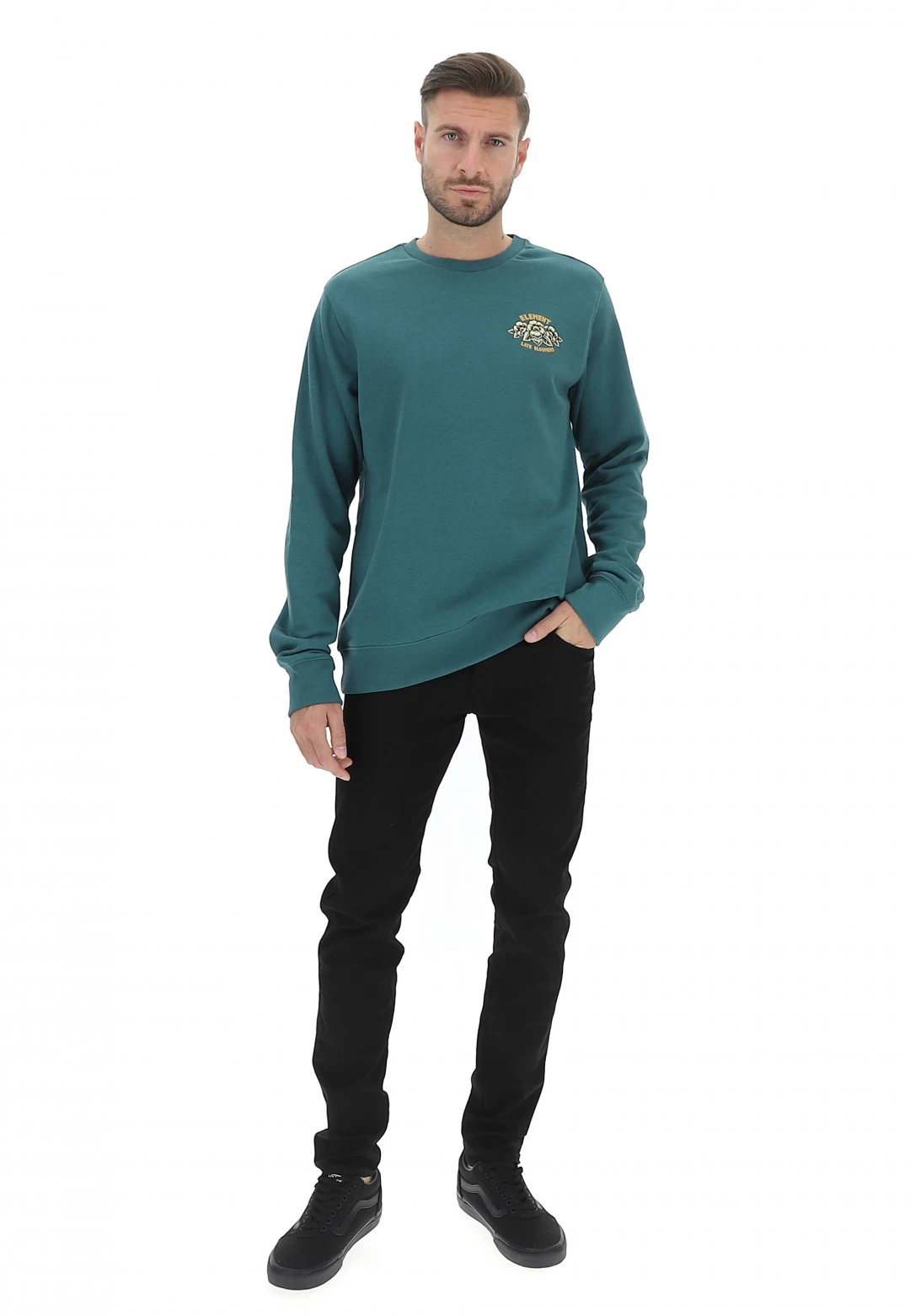 Felpa Girocollo Con Stampa Sul Retro Element Uomo 6 Felpa Girocollo Con Stampa Sul Retro Element Uomo - immagine 4