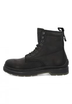 Scarponcini Jeep Rock Boot In Pelle Opaca Con Suola Bicolor