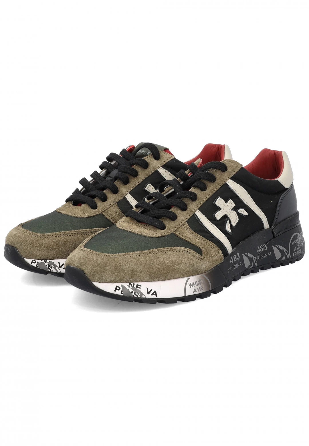 Sneakers Premiata Lander 4949 Nero E Verde Scuro 7 Sneakers Premiata Lander 4949 Nero E Verde Scuro - immagine 5