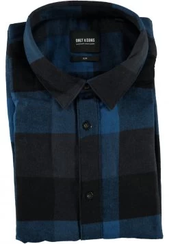 Camicia Only&sons 22025539 Over Fit In Cotone A Quadri