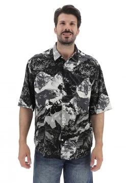 Camicia Manica Corta Fantasia Astratta Only & Sons