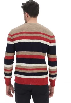 Maglioncino Girocollo Uomo Tupertu In Cotone A Righe Multicolor -Negozio Da Uomo Alla Moda a7f64f8f1b6089b1ed73e264622181e0