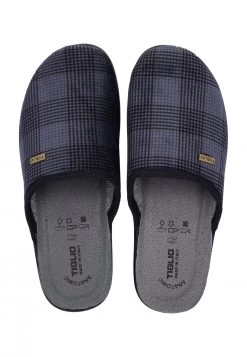 Ciabatte Tiglio Con Sottopiede In Pelle E Fantasia Scozzese Made In Italy -Negozio Da Uomo Alla Moda a8da5ce89053bdb0f115e5455956a374