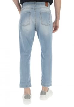 Jeans 8.9 Uomo Slim Fit Con Rotture E Lavaggio Chiaro Made In Italy -Negozio Da Uomo Alla Moda aa63c25e8b7edeadcc981e18bf34e7e3