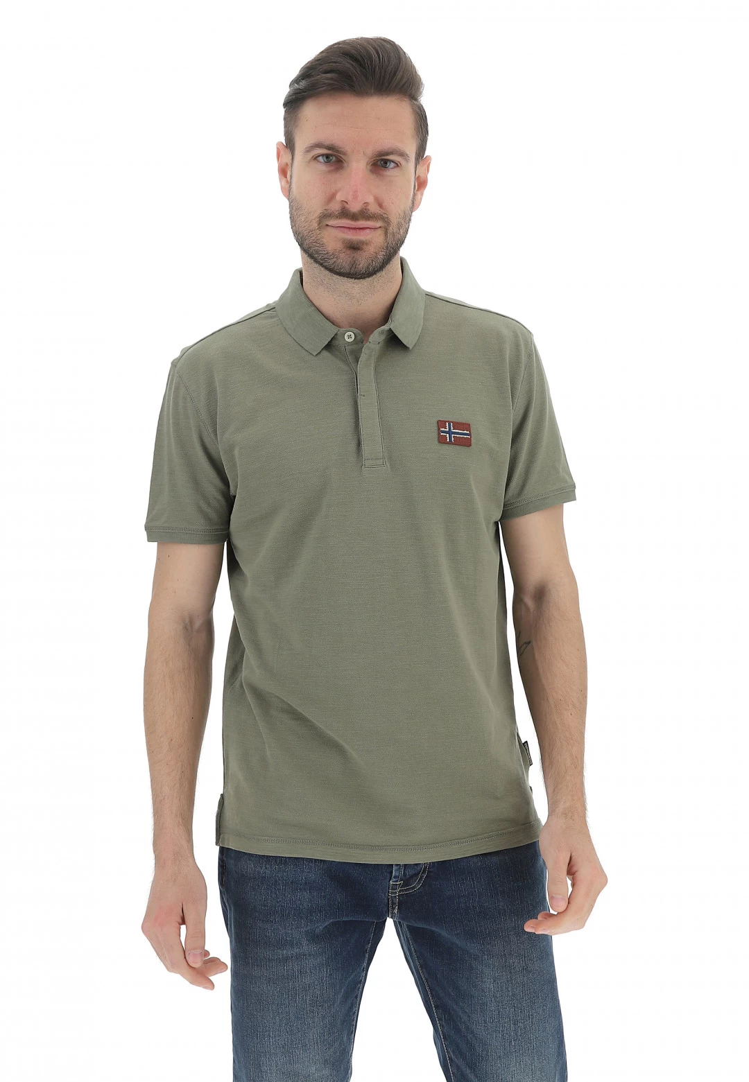 Polo Manica Corta Fiammata Napapijri Np0a4g2m1761 13 Polo Manica Corta Fiammata Napapijri Np0a4g2m1761 - immagine 11