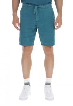 Bermuda Chino Gianni Lupo In Lino Uomo Con Coulisse