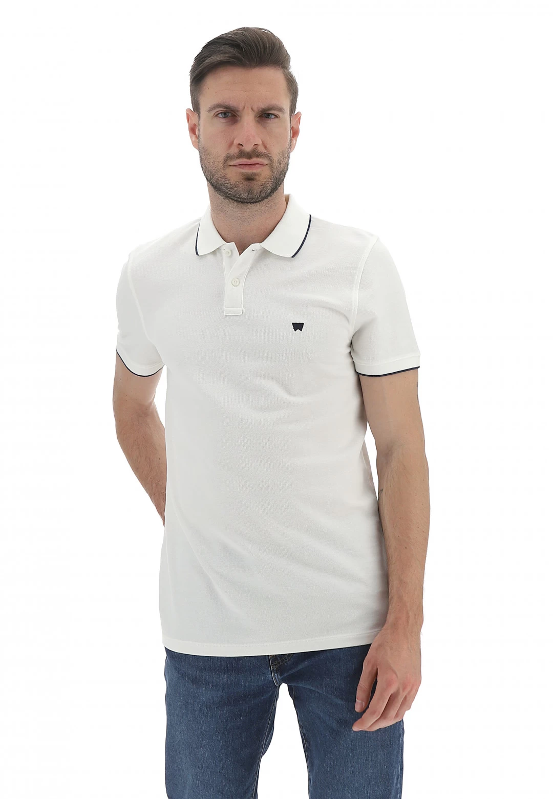 Polo Manica Corta Wrangler W7bhk4w02 3 Polo Manica Corta Wrangler W7bhk4w02