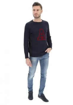 Maglione Age Stampa Lettera -Negozio Da Uomo Alla Moda b105324af0ad7c1efb8675edfba6f60f