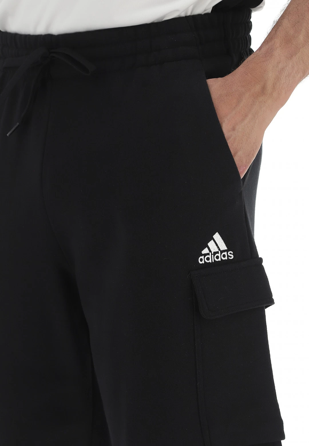 Bermuda Adidas Tasconato Con Logo Piccolo Ricamato 6 Bermuda Adidas Tasconato Con Logo Piccolo Ricamato - immagine 4