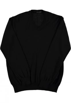 Maglione Scollo V In Misto Lana Rotte Mediterranee Uomo