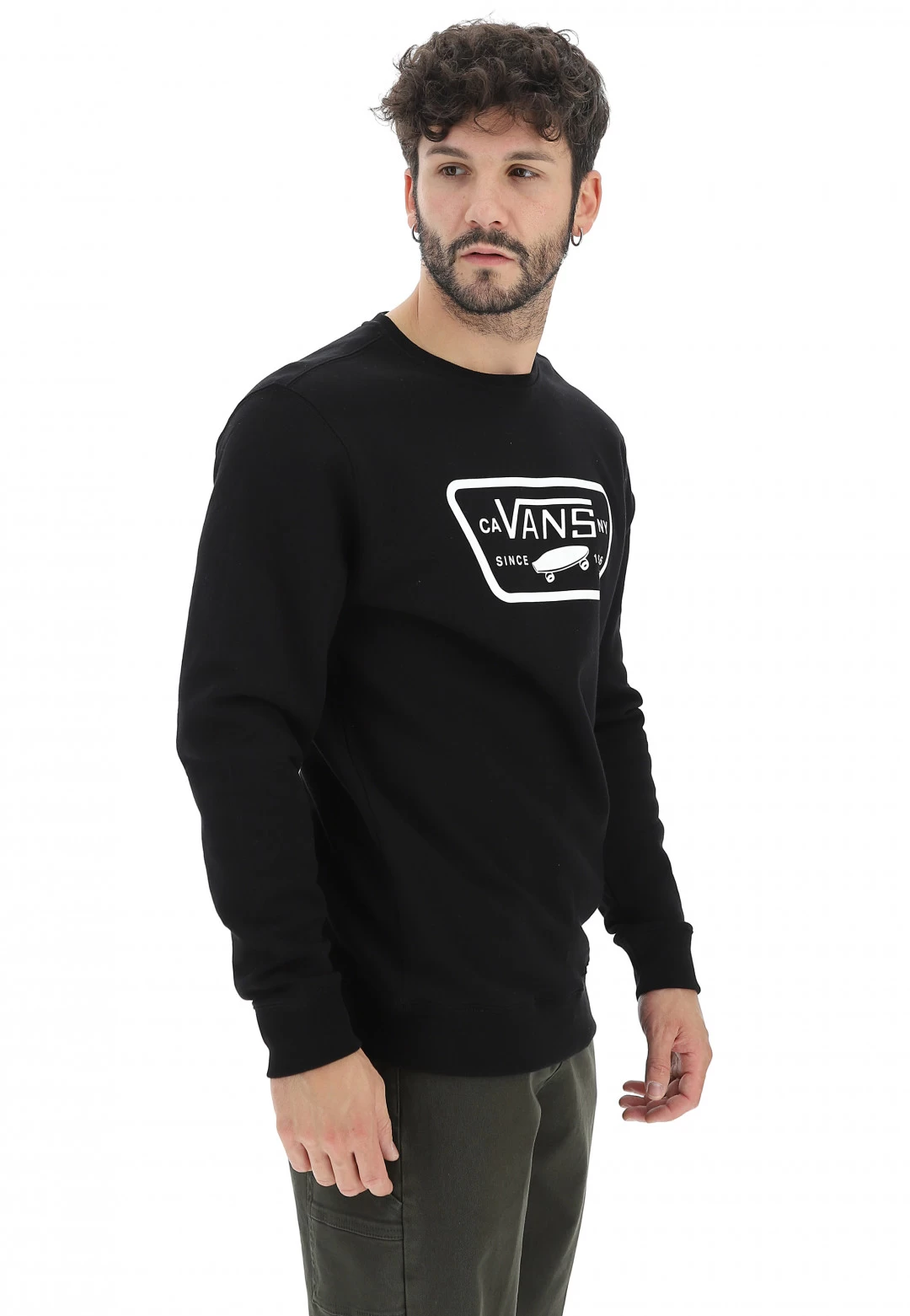 Felpa Girocollo Vans Vn0a45ciblk 4 Felpa Girocollo Vans Vn0a45ciblk - immagine 2