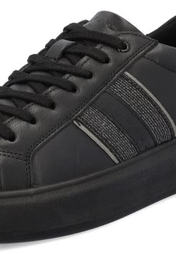 Sneakers In Pelle Nera Igi&co 2634000 Con Decorazione Tessuto Laterale 15 Sneakers In Pelle Nera Igi&co 2634000 Con Decorazione Tessuto Laterale -Negozio Da Uomo Alla Moda b5ca47c7a48dd69f9aabc429277017dd