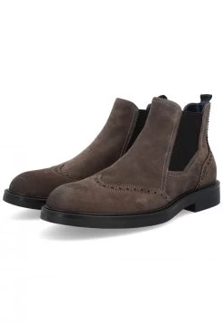 Stivaletto Shoelab Group In Pelle Scamosciata Grigia Con Disegno Brogue -Negozio Da Uomo Alla Moda b725af72f131d243f664872450fde0c1