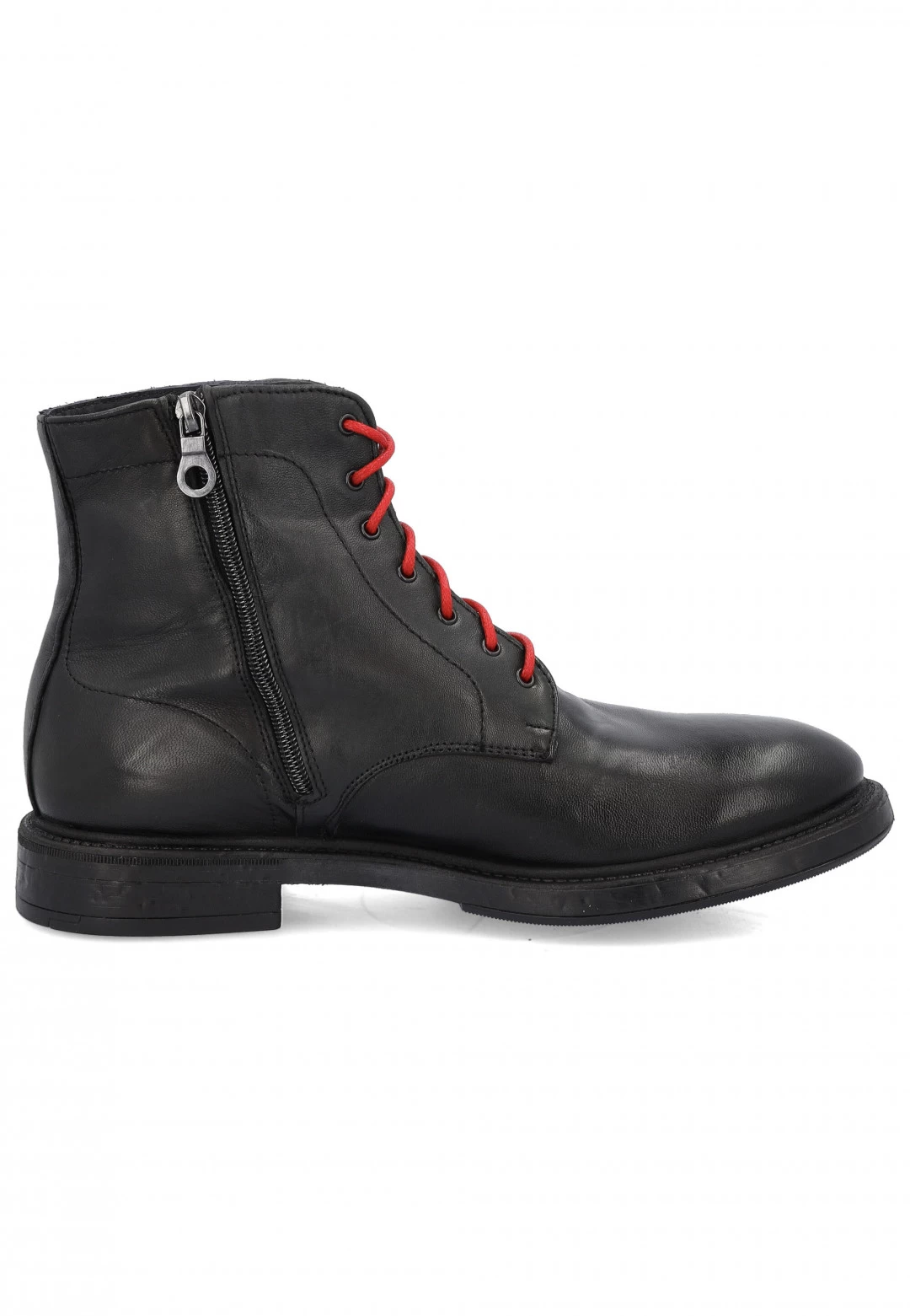 Stivaletto Elegante In Pelle Nera Piùdue Con Zip Laterale Made In Italy 5 Stivaletto Elegante In Pelle Nera Piùdue Con Zip Laterale Made In Italy - immagine 3