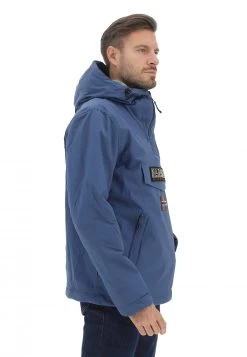 Giubbotto Felpato All'interno Napapijri Con Mezza Zip E Tasca Centrale Con Scritta Logo Ricamato -Negozio Da Uomo Alla Moda b9a01e7a6f42ea8a75ce5a6db59239e8