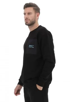 Felpa Girocollo èks Con Scritta A Contrasto Semi Over Fit -Negozio Da Uomo Alla Moda bc32c9e3816387f15230bf1353a3e069