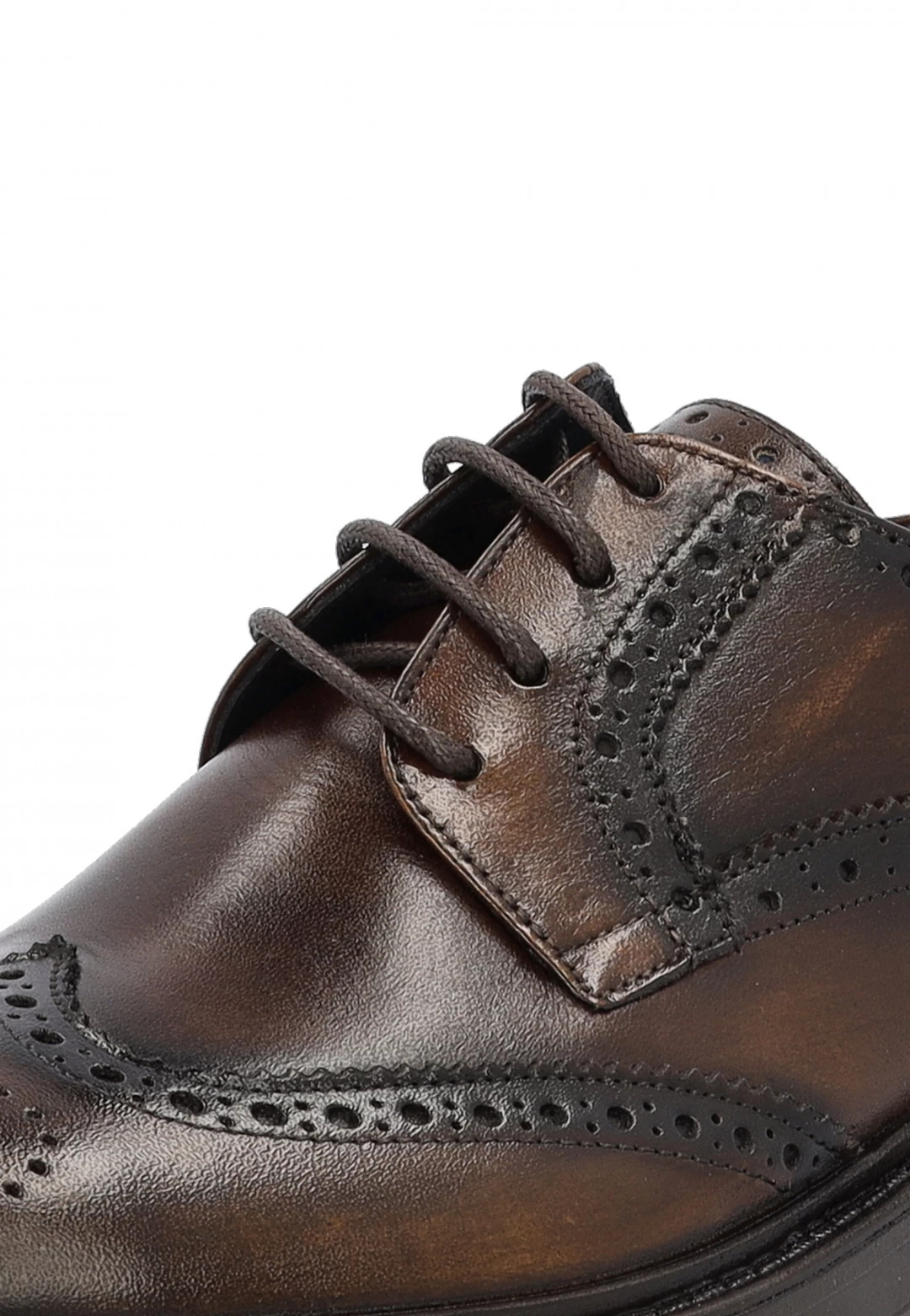 Strangata Elegante In Pelle Piùdue Con Disegno Brogue Made In Italy 16 Strangata Elegante In Pelle Piùdue Con Disegno Brogue Made In Italy - immagine 14