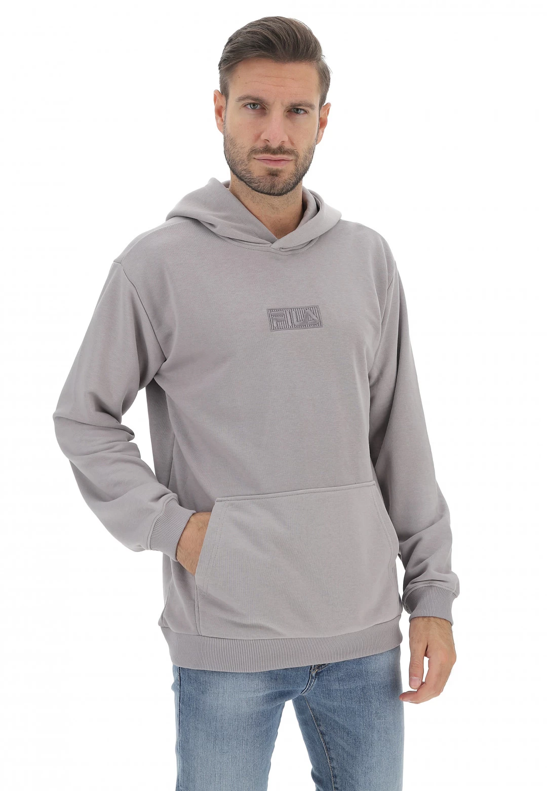 Felpa Con Cappuccio Fila Riquadro Logo Ricamato E Tascha A Marsupio 3 Felpa Con Cappuccio Fila Riquadro Logo Ricamato E Tascha A Marsupio