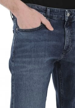 Jeans Calvin Klein Jeans Slim Fit Uomo Stretch Con Lavaggio Scuro -Negozio Da Uomo Alla Moda c35b0ce1955d8e004b40234306578644