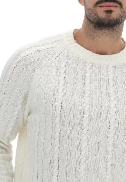 Maglione Girocollo Manuel Ritz Con Lavorazione A Treccia Made In Italy -Negozio Da Uomo Alla Moda c5964b218a3ad1110a2c29e13334612f