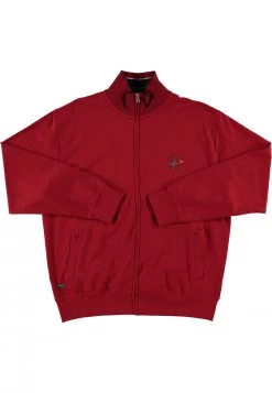 Felpa Full Zip Be Board Con Collo A Fascia Over Fit