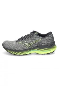 Scarpa Running Mizuno Wave Rider 26 J1gc220310 Grigio E Giallo Fluo