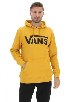 Felpa Con Cappuccio Vans Felpata Con Logo Frontale Gommato