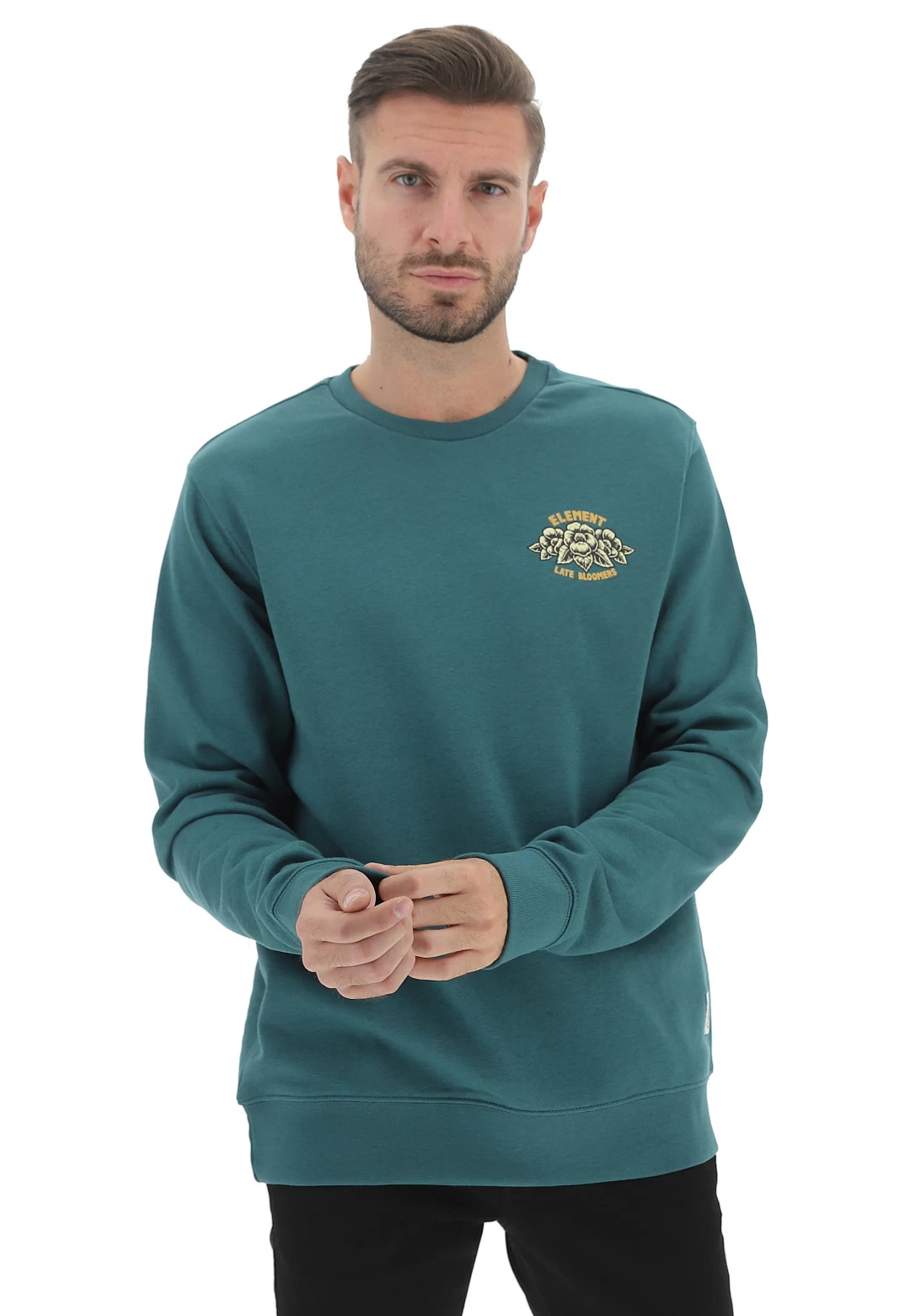 Felpa Girocollo Con Stampa Sul Retro Element Uomo 3 Felpa Girocollo Con Stampa Sul Retro Element Uomo