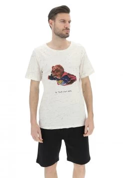 Pigiama Corto Uomo Con Stampa Orsetto Sexen