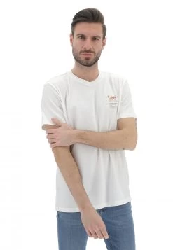 T-shirt Lee Con Scritta Piccola Frontale