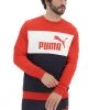 Felpa Girocollo Puma Tricolor Con Maxi Logo Frontale -Negozio Da Uomo Alla Moda cf962ef16f6f1a5bd2137e73b87841f3