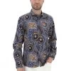 YES.ZEE Camicia Uomo Yes Zee In Cotone Fantasia Floreale -Negozio Da Uomo Alla Moda d20a48136eb83457831b67a56ba1e667