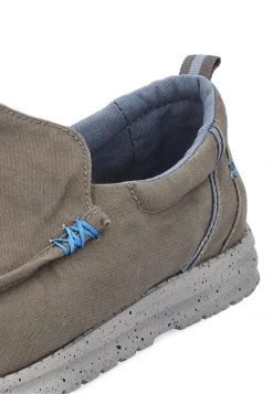 Mocassino Lumberjack In Tessuto Grigio Con Sottopiede In Pelle -Negozio Da Uomo Alla Moda d3b1e6c8cc82c7f3c2a310c038b8e0b7