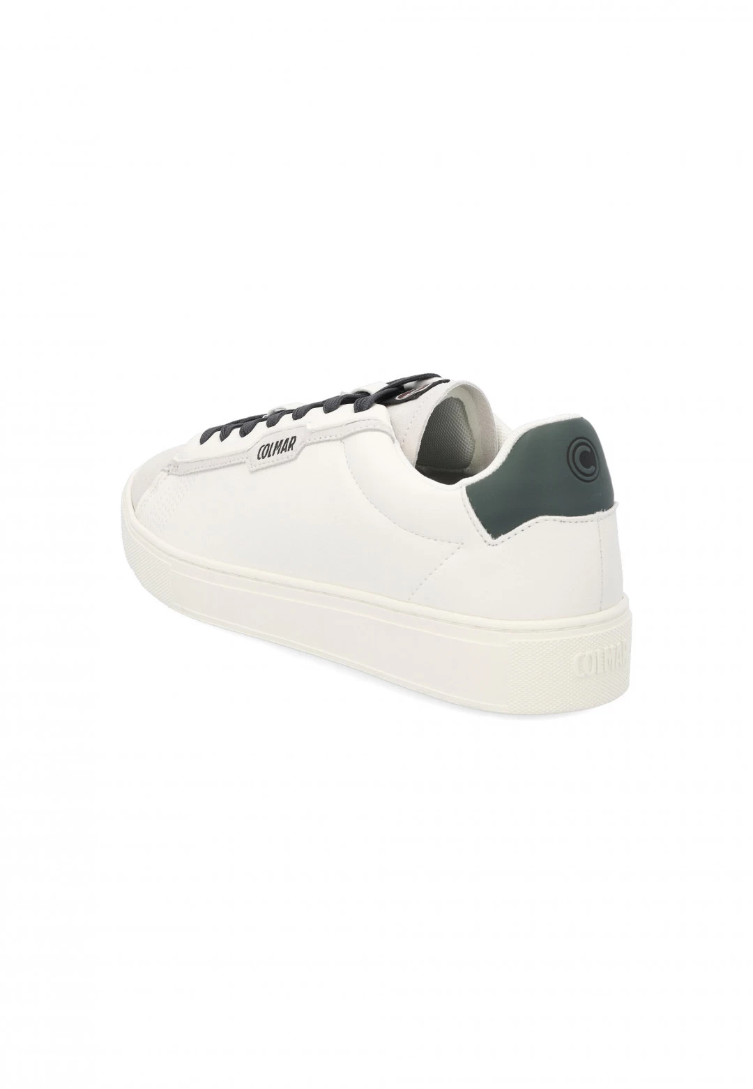 Sneakers Colmar Bates Plain 226 Bianco Con Retro Verde 6 Sneakers Colmar Bates Plain 226 Bianco Con Retro Verde - immagine 4