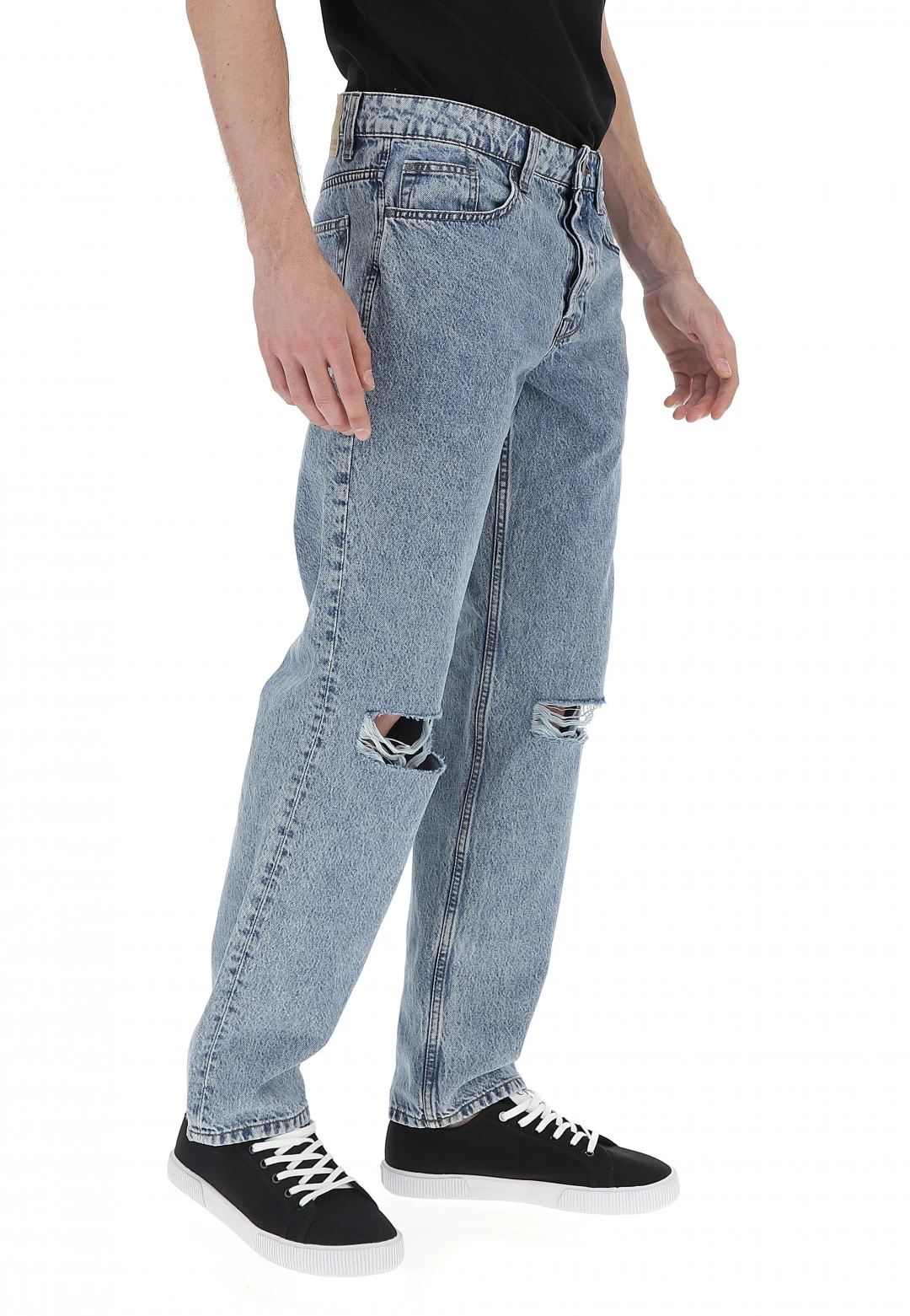 Denim 5 Tasche Con Strappi Loose Fit Only&sons 4 Denim 5 Tasche Con Strappi Loose Fit Only&sons - immagine 2