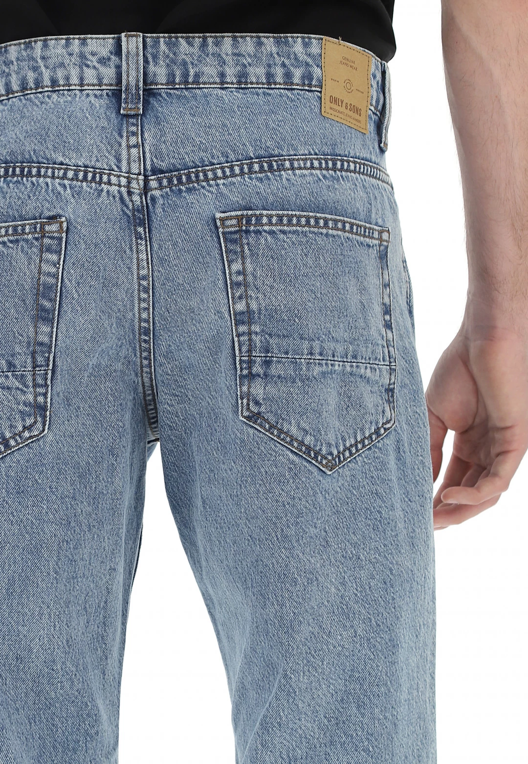 Denim 5 Tasche Con Strappi Loose Fit Only&sons 6 Denim 5 Tasche Con Strappi Loose Fit Only&sons - immagine 4