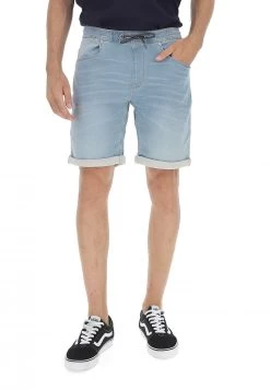 Bermuda Blend Con Elastico In Vita Relaxed Fit