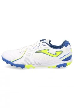 Scarpe Da Calcetto Joma Dribling 2302 Dris2302tf Bianche Con Dettagli Fluo Uomo