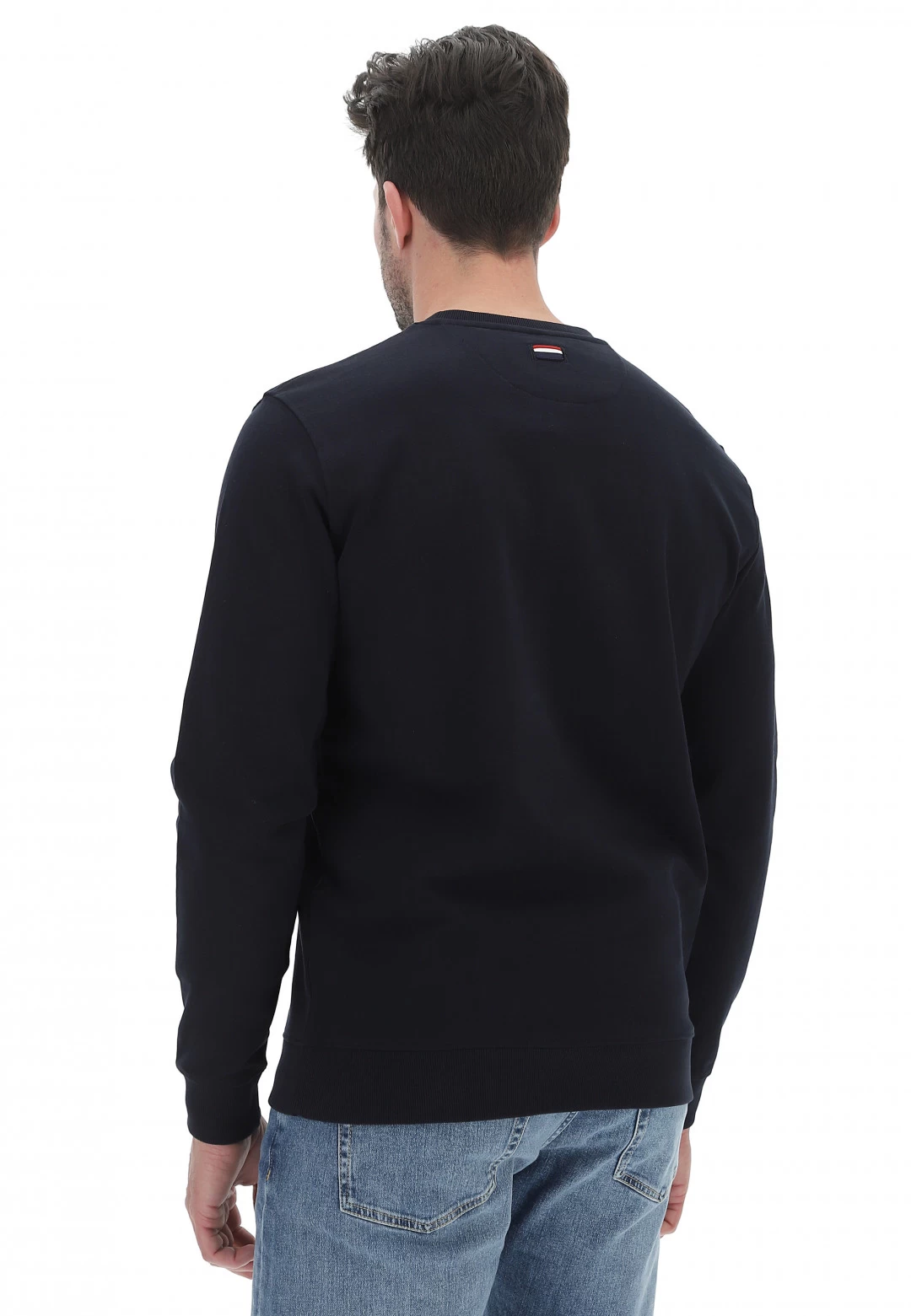 Felpa Girocollo U.s. Polo Assn. Uomo Basic Con Logo Piccolo Ricamato A Contrasto 16 Felpa Girocollo U.s. Polo Assn. Uomo Basic Con Logo Piccolo Ricamato A Contrasto - immagine 14